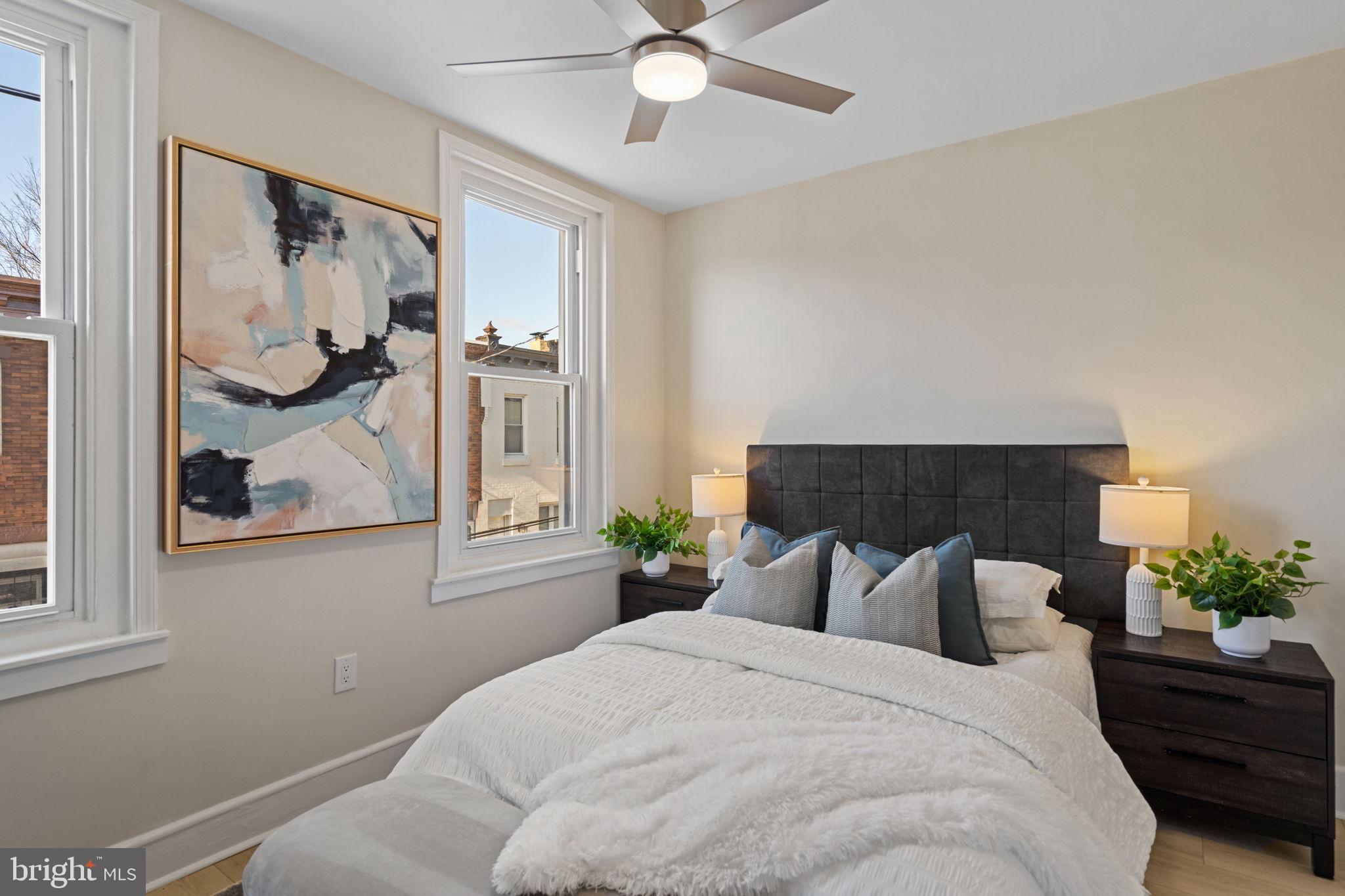 1937 South Lambert Street Philadelphia, PA 19145 - Photo 15 of 34 Serene bedroom with natural light and art.