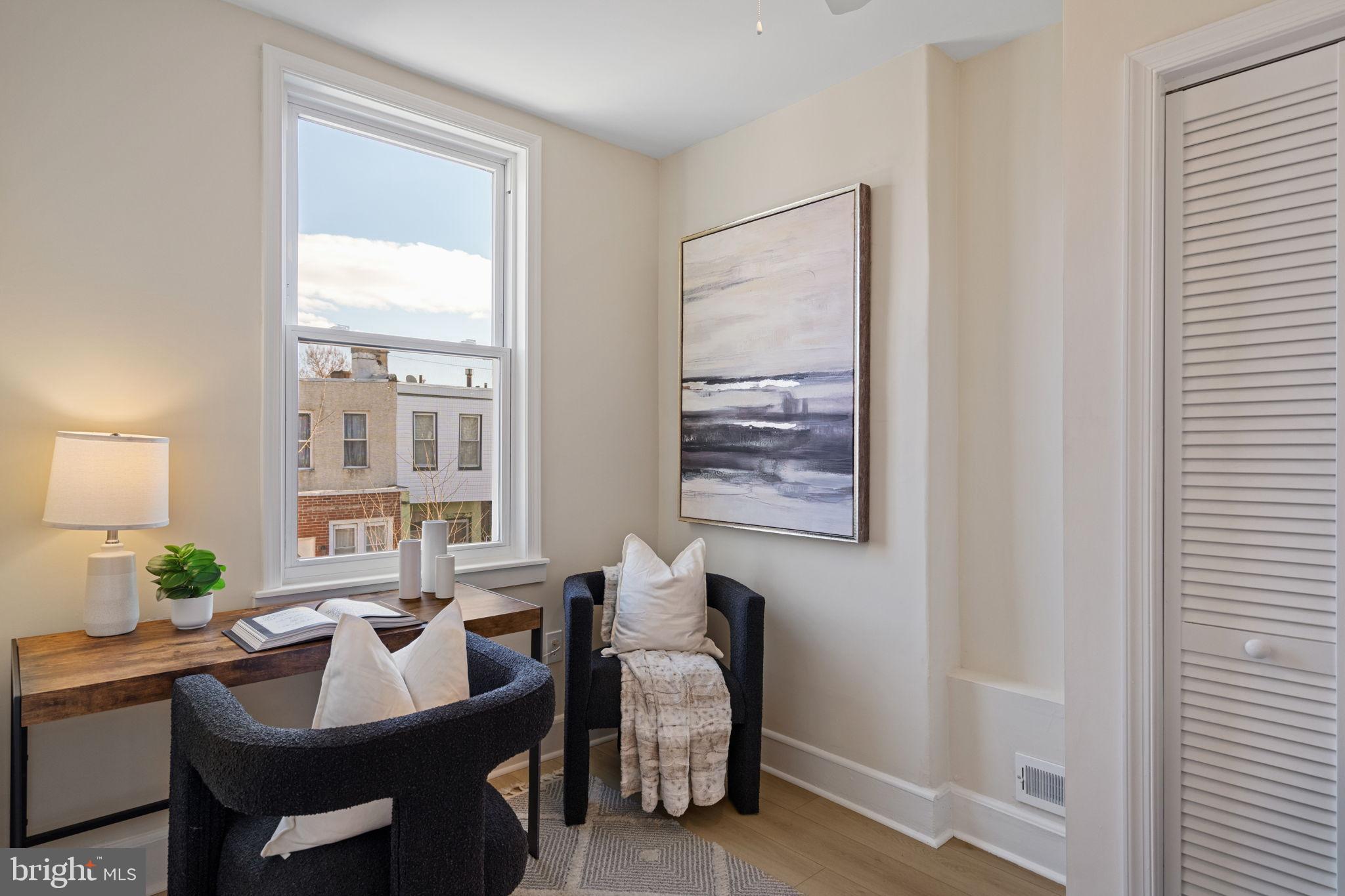 1937 South Lambert Street Philadelphia, PA 19145 - Photo 17 of 34 Bright corner workspace with urban views.