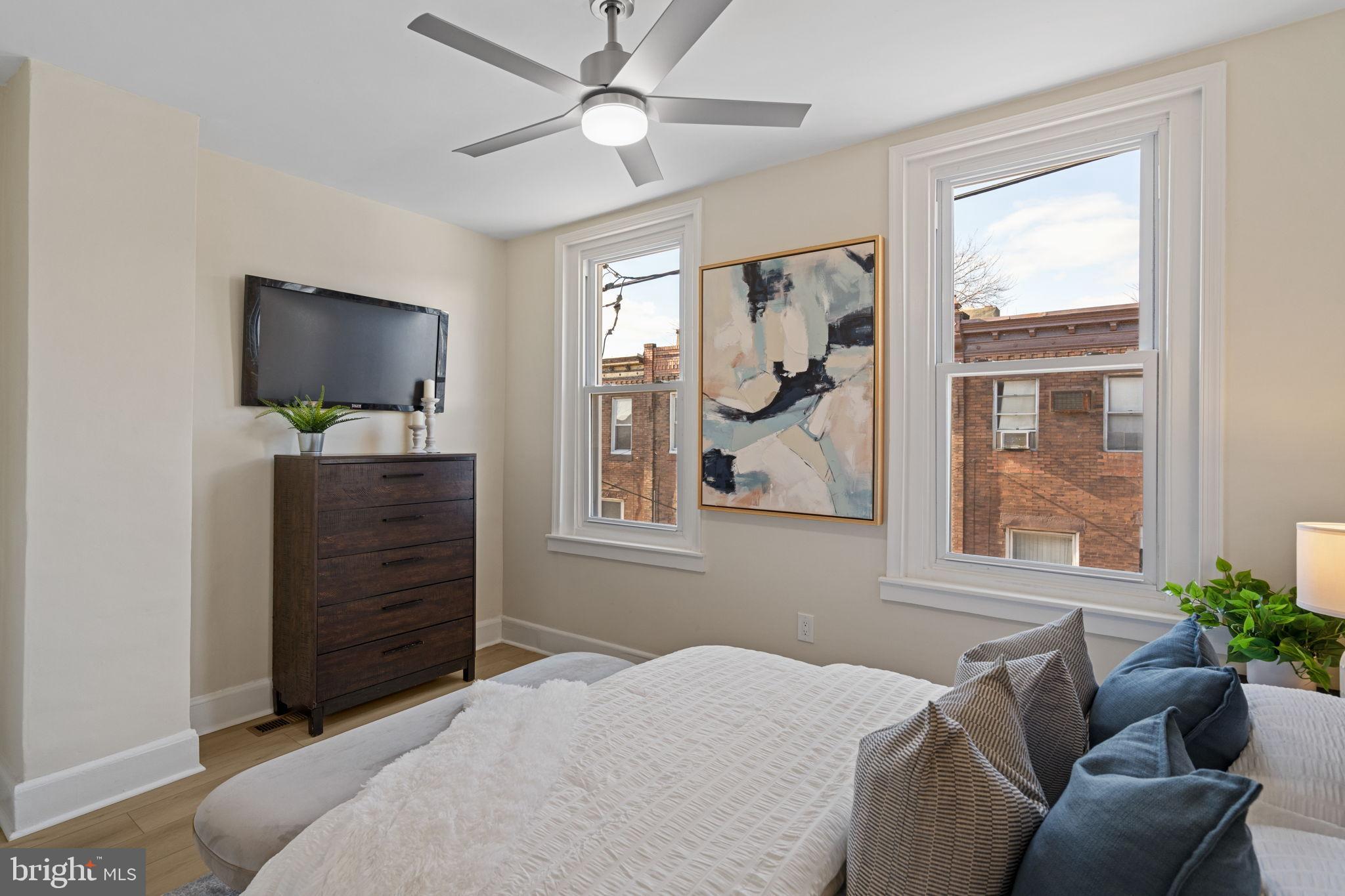 1937 South Lambert Street Philadelphia, PA 19145 - Photo 19 of 34 Bright and airy bedroom with urban views.
