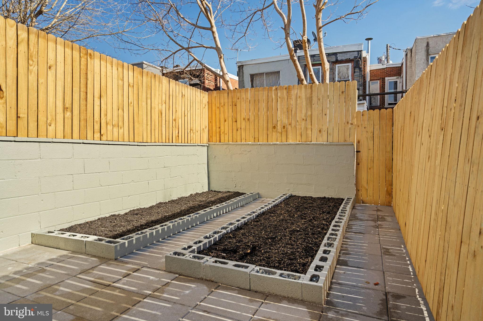 1937 South Lambert Street Philadelphia, PA 19145 - Photo 27 of 34 Charming garden space ready for planting.