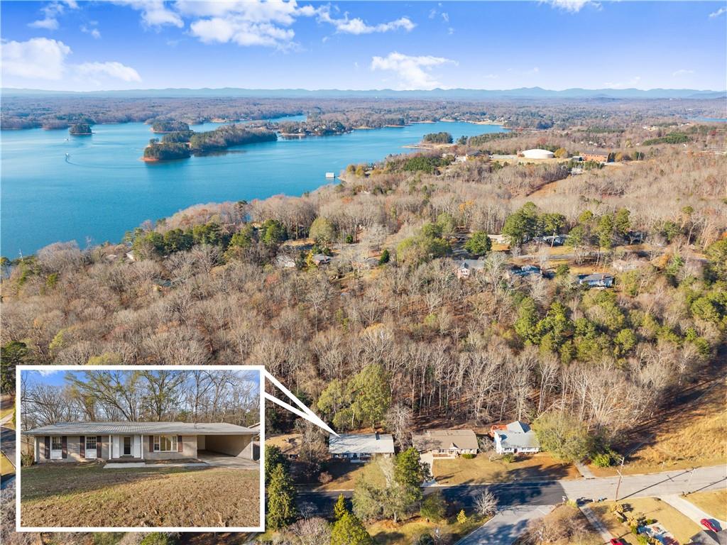 660 Honeysuckle Road Gainesville, GA 30501 - Photo 40 of 43 an aerial view of beach and city space