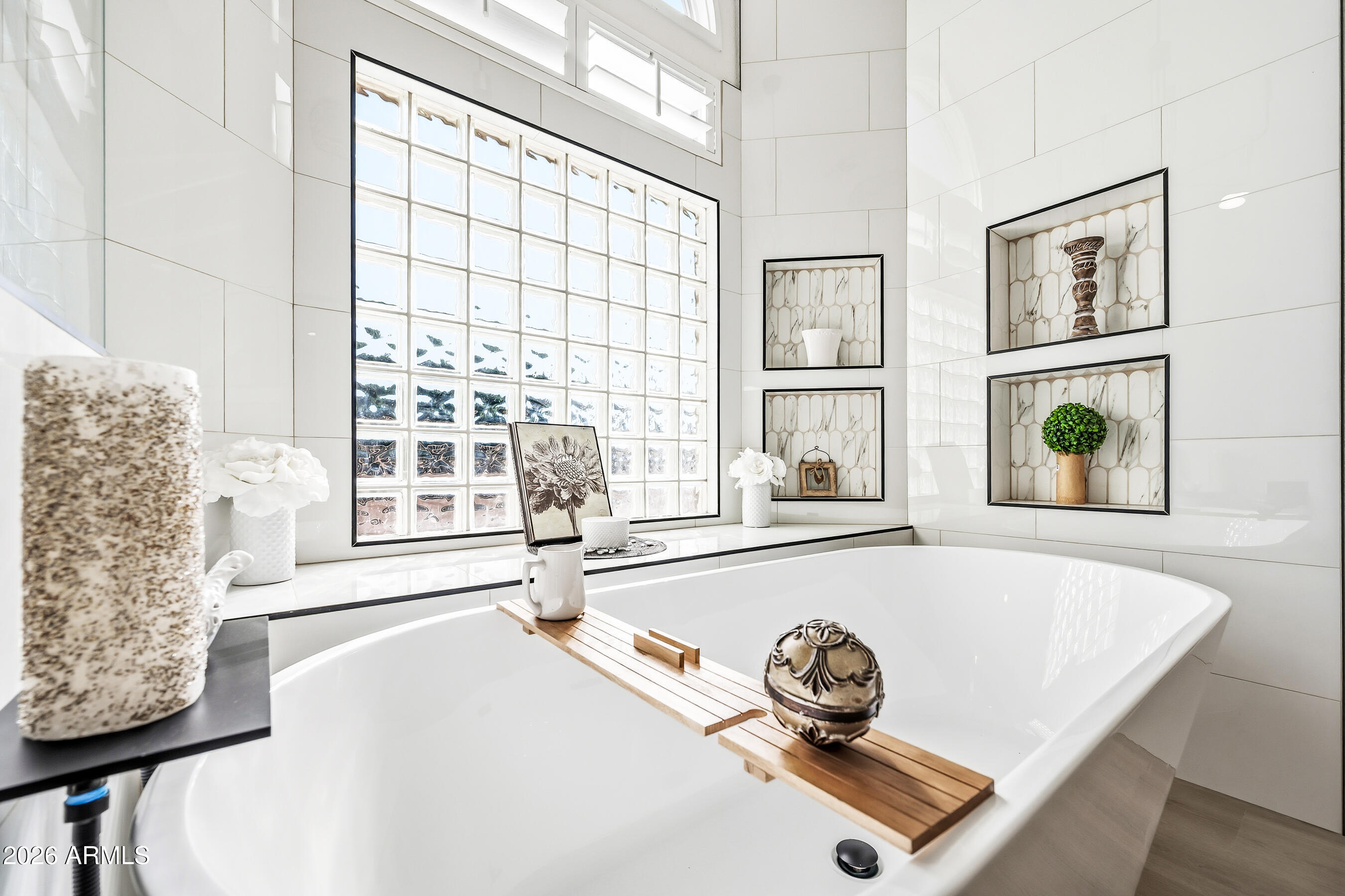 815 East Desert Trumpet Road Phoenix, AZ 85048 - Photo 34 of 57 Natural Lighting Master Bathroom