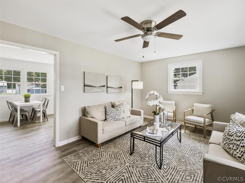 15531 Saddlebrook Road Chesterfield, VA 23838 - Photo 3 of 15 a living room with furniture a table and a potted plant