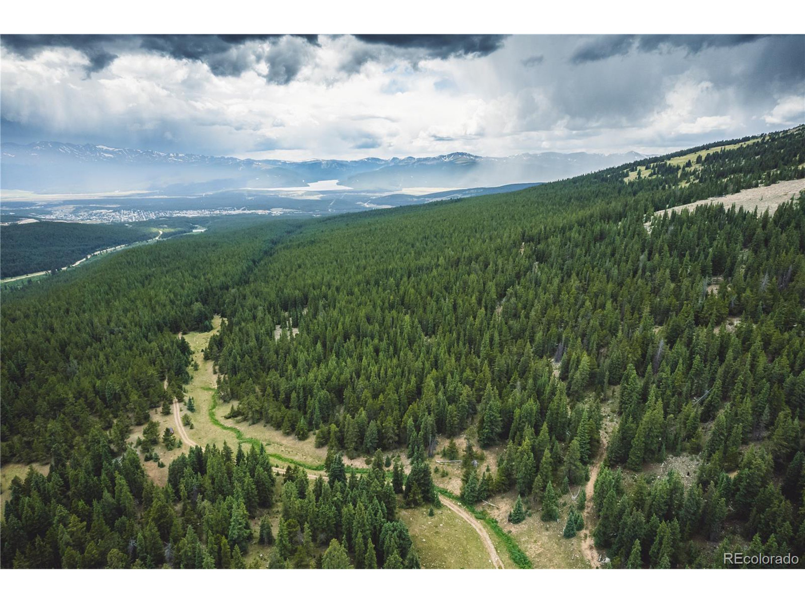 5347 Monitor Leadville, CO 80461 - Photo 12 of 37 a view of a yard with an outdoor space
