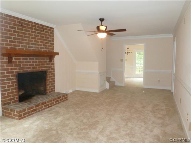 7900 Reedy Branch Road Chesterfield, VA 23838 - Photo 2 of 12 a view of empty room with a fireplace