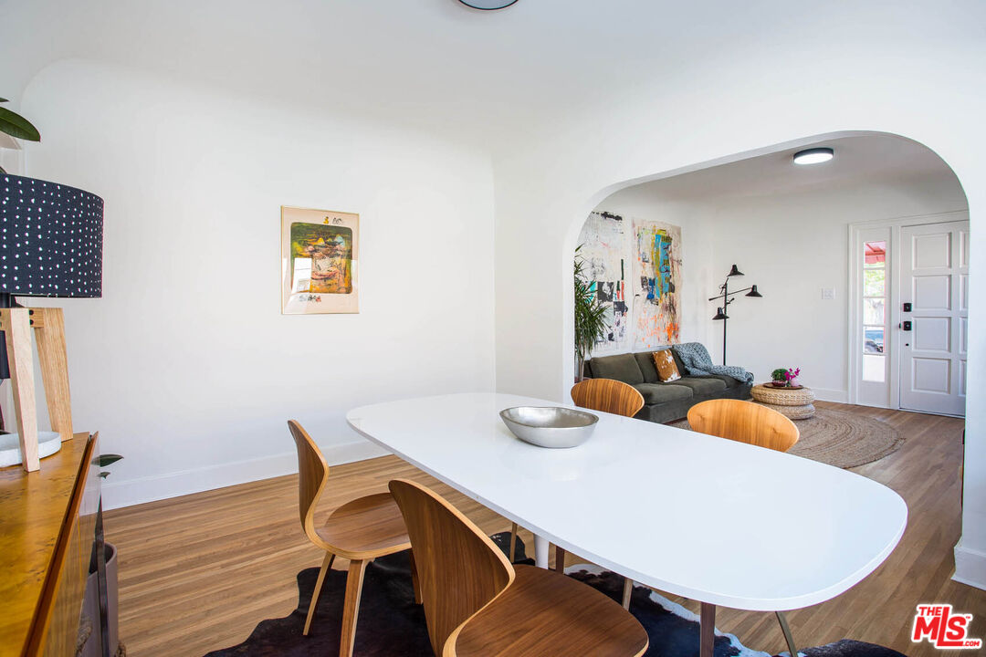 3756 Dover Place Los Angeles, CA 90039 - Photo 5 of 19 a dining room with furniture and wooden floor
