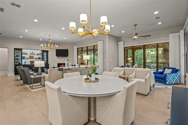 a view of a livingroom with furniture and window