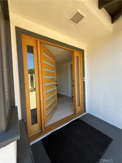 a view of front door