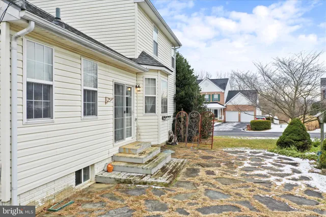 a view of a house with a patio