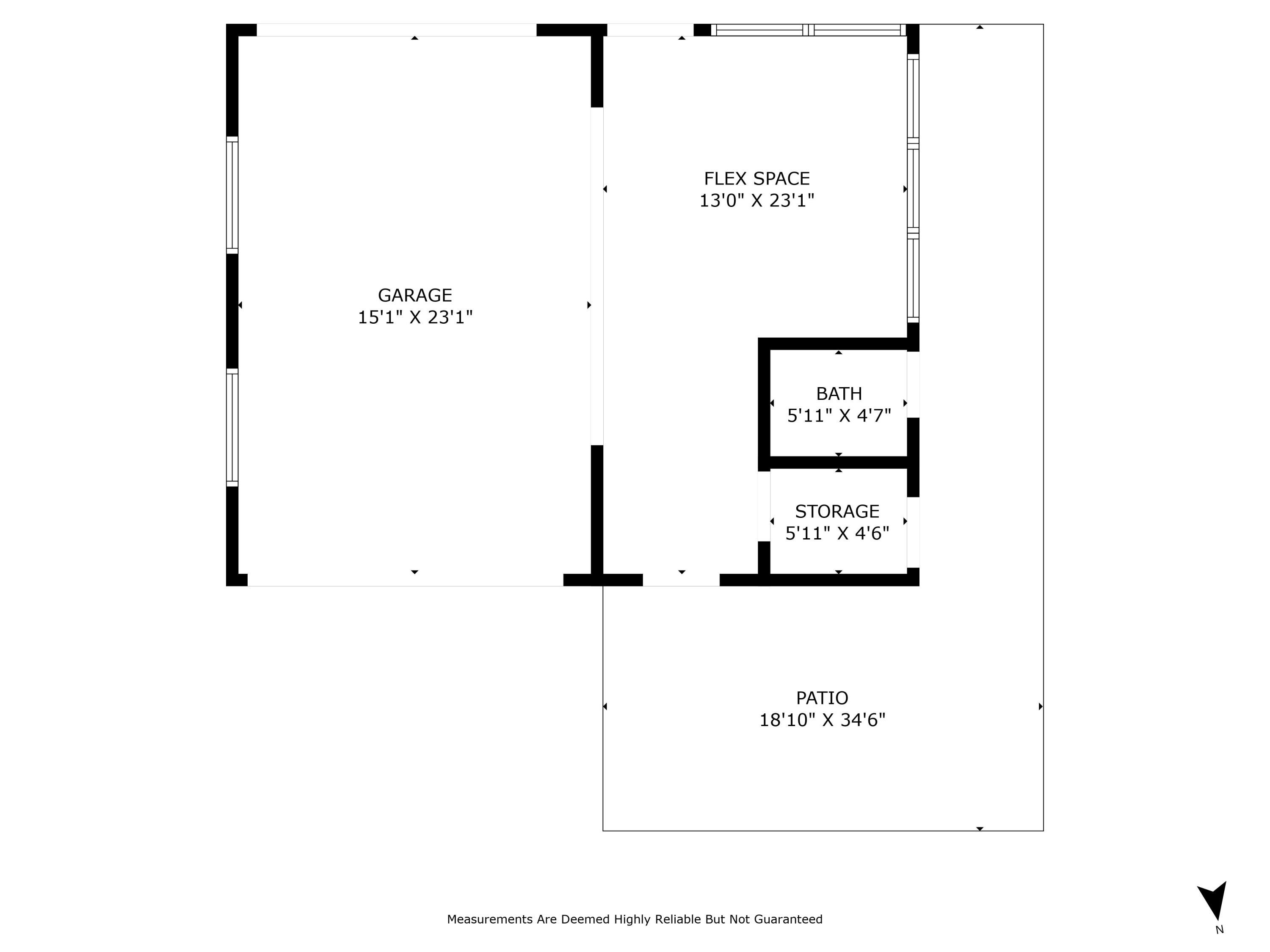65 Baldwin Road Ojai, CA 93023 - Photo 11 of 11 a picture of a floor plan