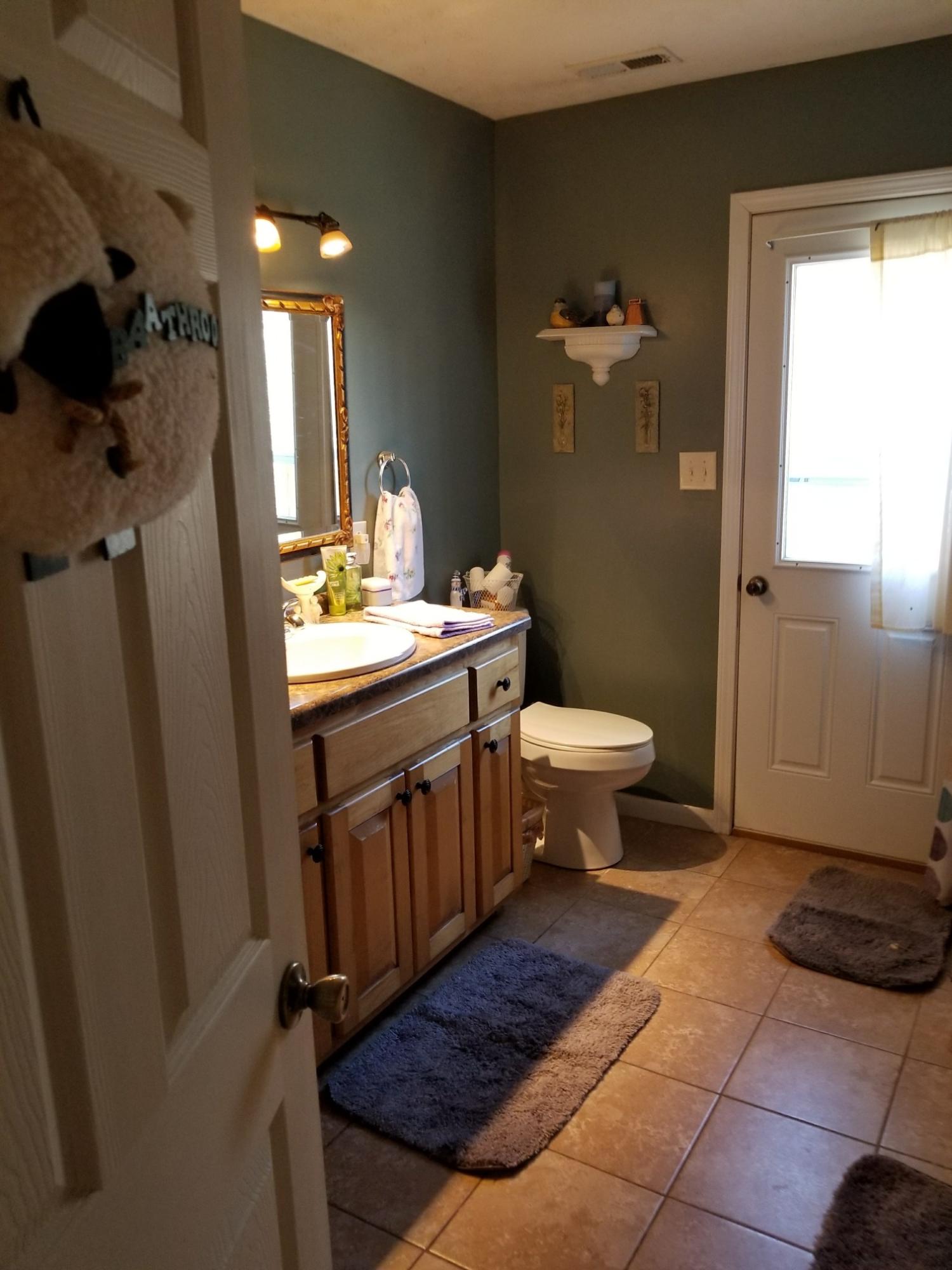 6575 Blacksburg Road Catawba, VA 24070 - Photo 8 of 14 a bathroom with a sink a toilet and mirror