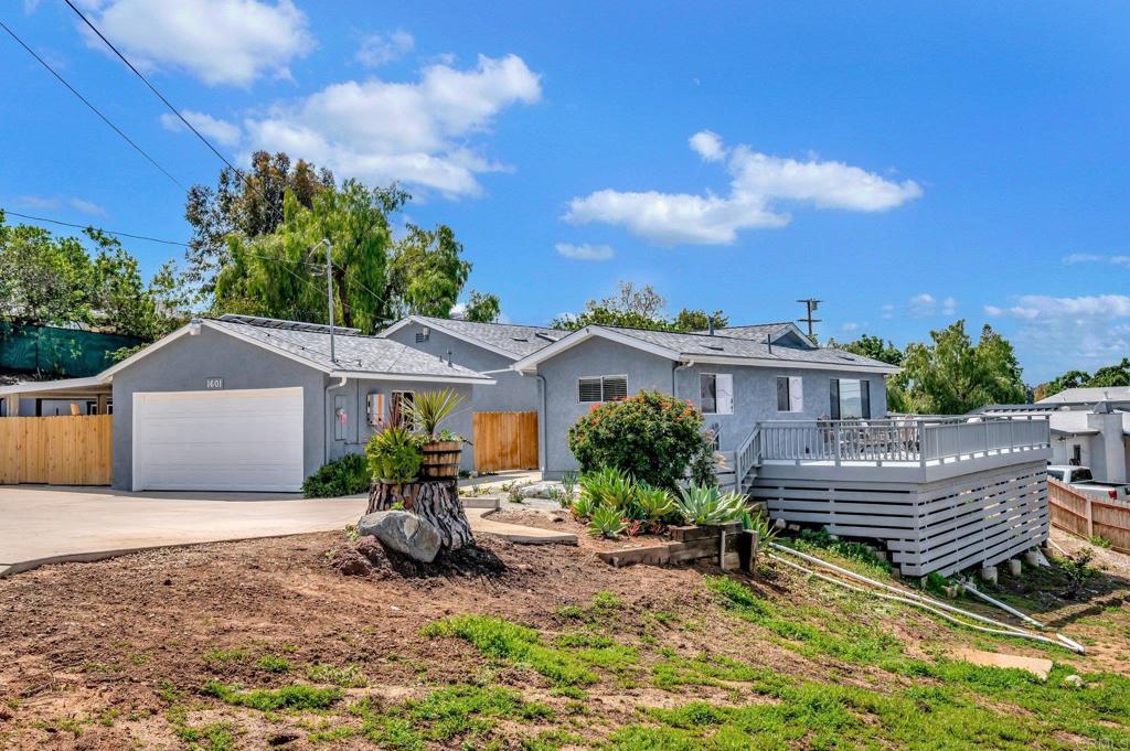 1601 Pepper Drive El Cajon, CA 92021 - Photo 1 of 31 a house view with a garden space