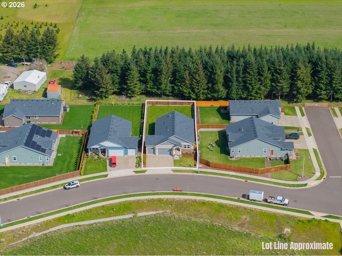 315 Cypress Street Mount Angel, OR 97362 - Photo 3 of 43 a view of swimming pool with lawn chairs and large trees