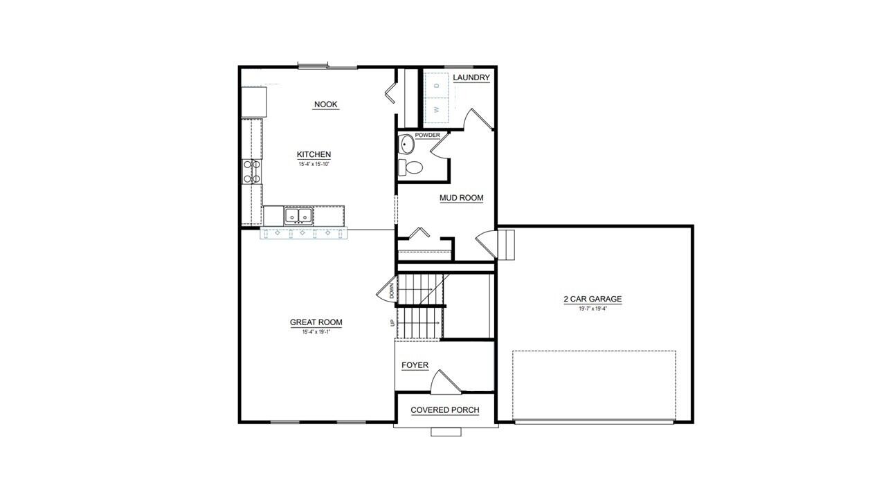 58640 Swenson Street Mattawan, MI 49071 - Photo 22 of 30 First Floor with Breakfast Bar