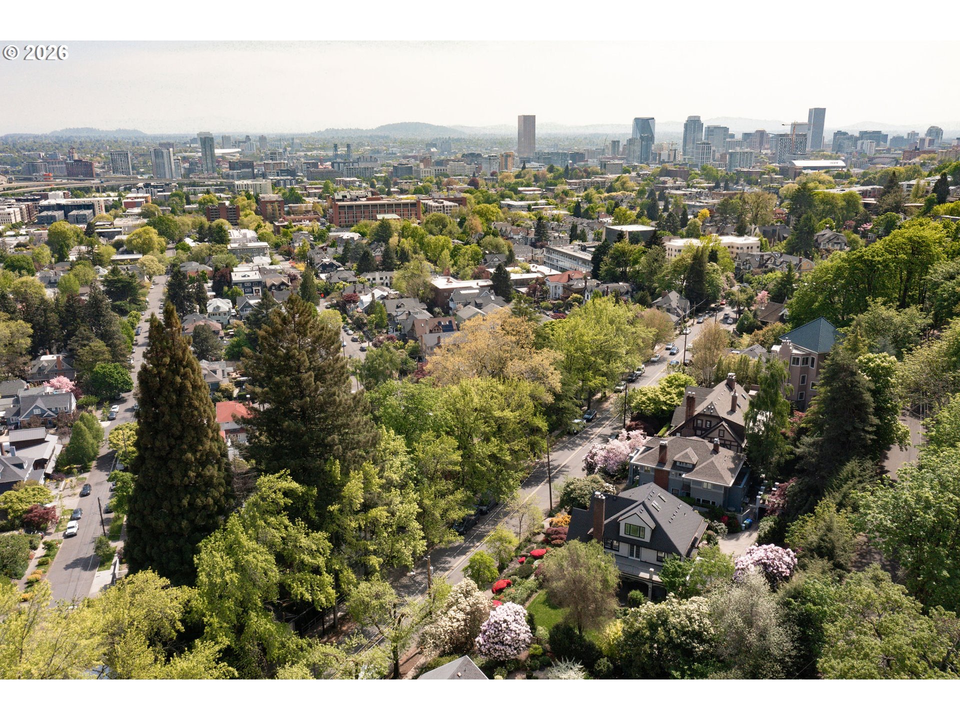 2668 Northwest Cornell Road Portland, OR 97210 - Photo 43 of 48 Drone View/UAV