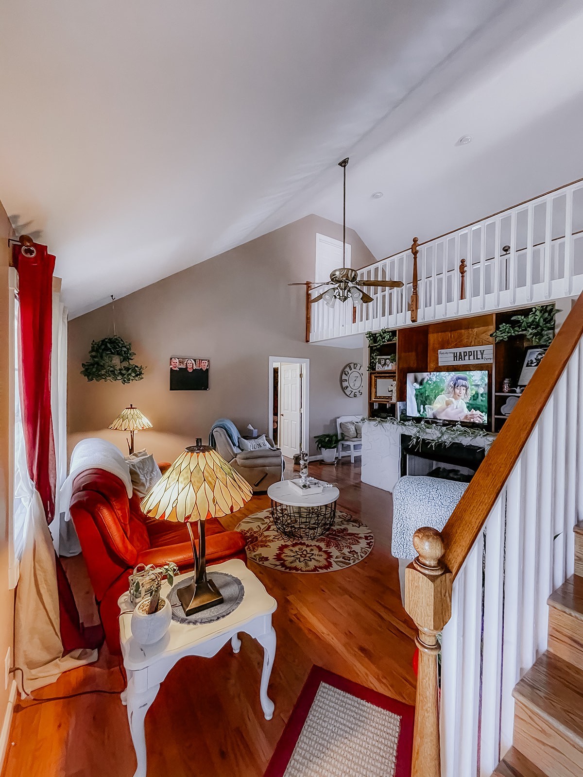 6713 Pilot Lane Lyles, TN 37098 - Photo 7 of 20 a living room with furniture fireplace and flat screen tv