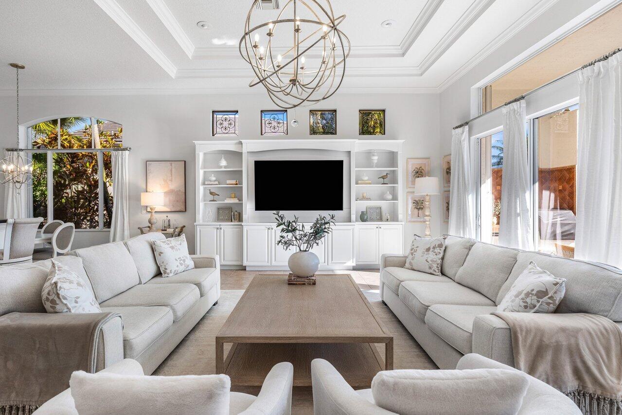 15992 Double Eagle Trail Delray Beach, FL 33446 - Photo 10 of 70 GREAT ROOM WITH RURNITURE AND BUILT-IN