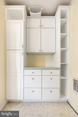 a view white cabinets