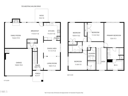 $375,000 | 705 Weeping Willow Drive, Durham, NC 27704