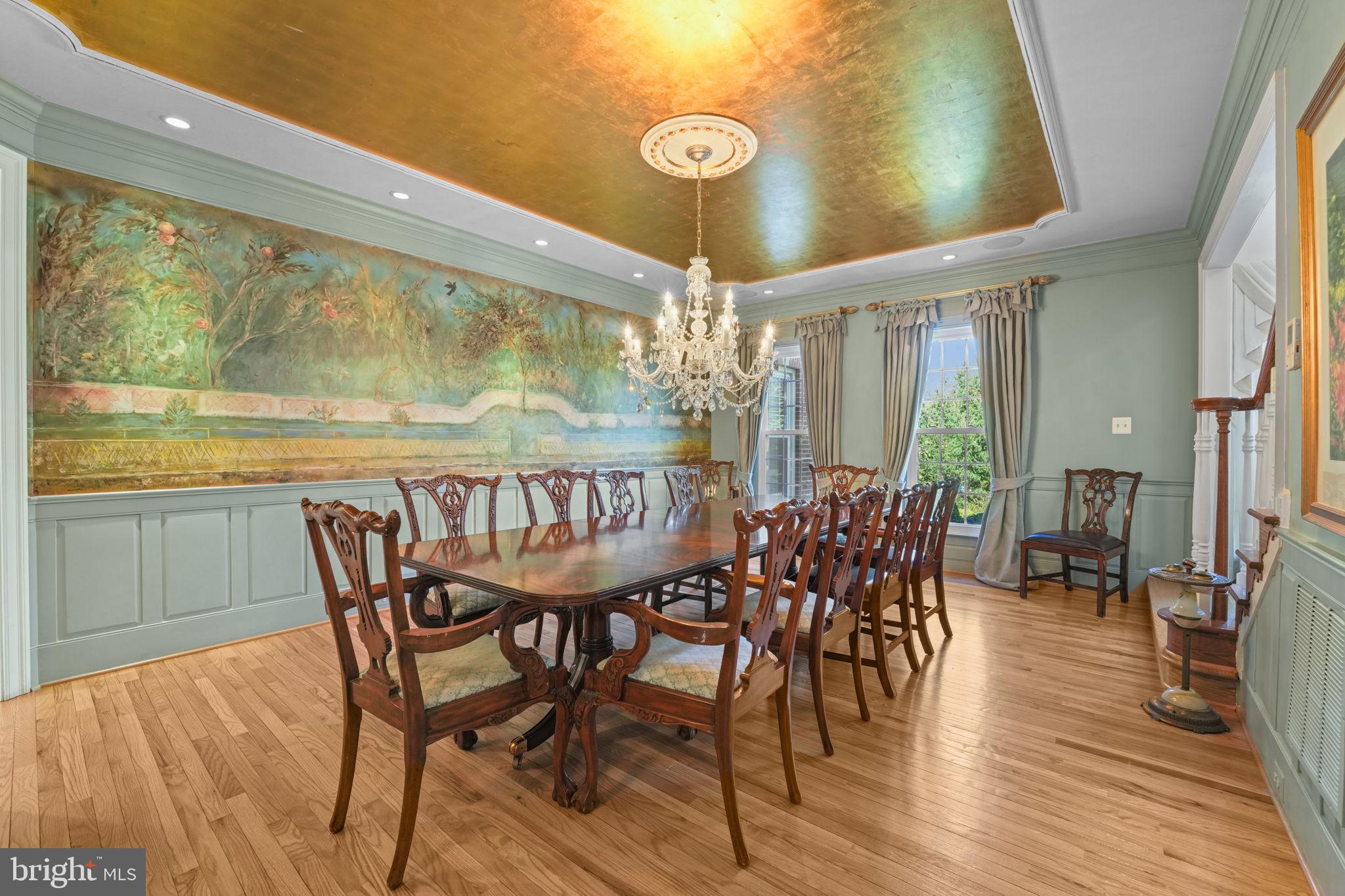 11431 Woolington Road Great Falls, VA 22066 - Photo 43 of 49 a view of a dining room with furniture window and wooden floor
