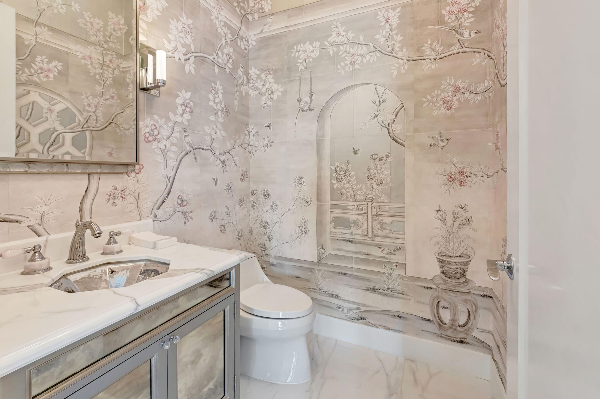 20155 Boca W Drive, Unit PHC902 Boca Raton, FL 33434 - Photo 15 of 56 Hand Painted Gracie Tea Paper