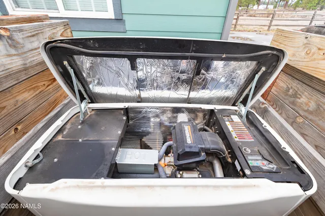 a backyard of a house