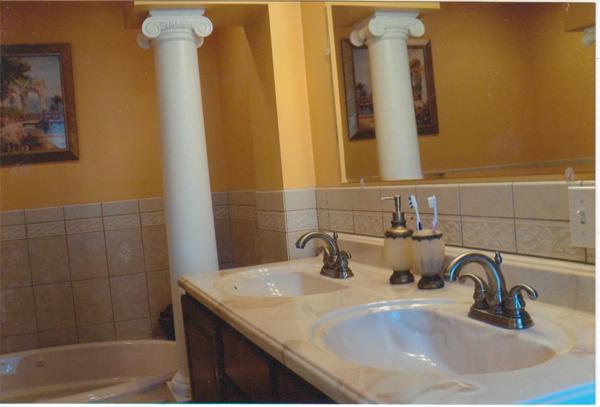 205 Perry Hill Road Acushnet, MA 02743 - Photo 8 of 13 a bathroom with a sink and a mirror