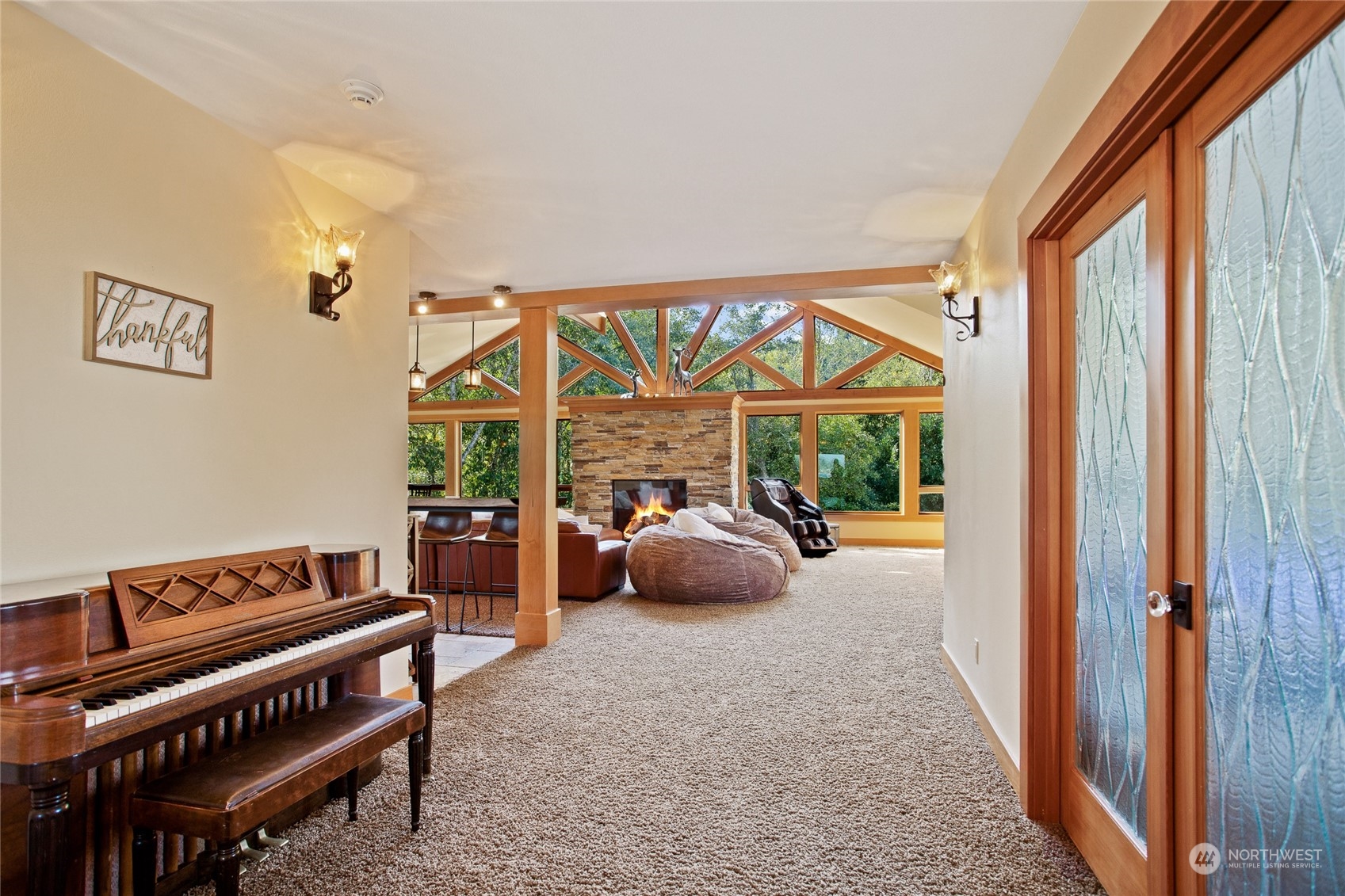 1726 Vernon Road Lake Stevens, WA 98258 - Photo 28 of 40 a bedroom with furniture and a large window