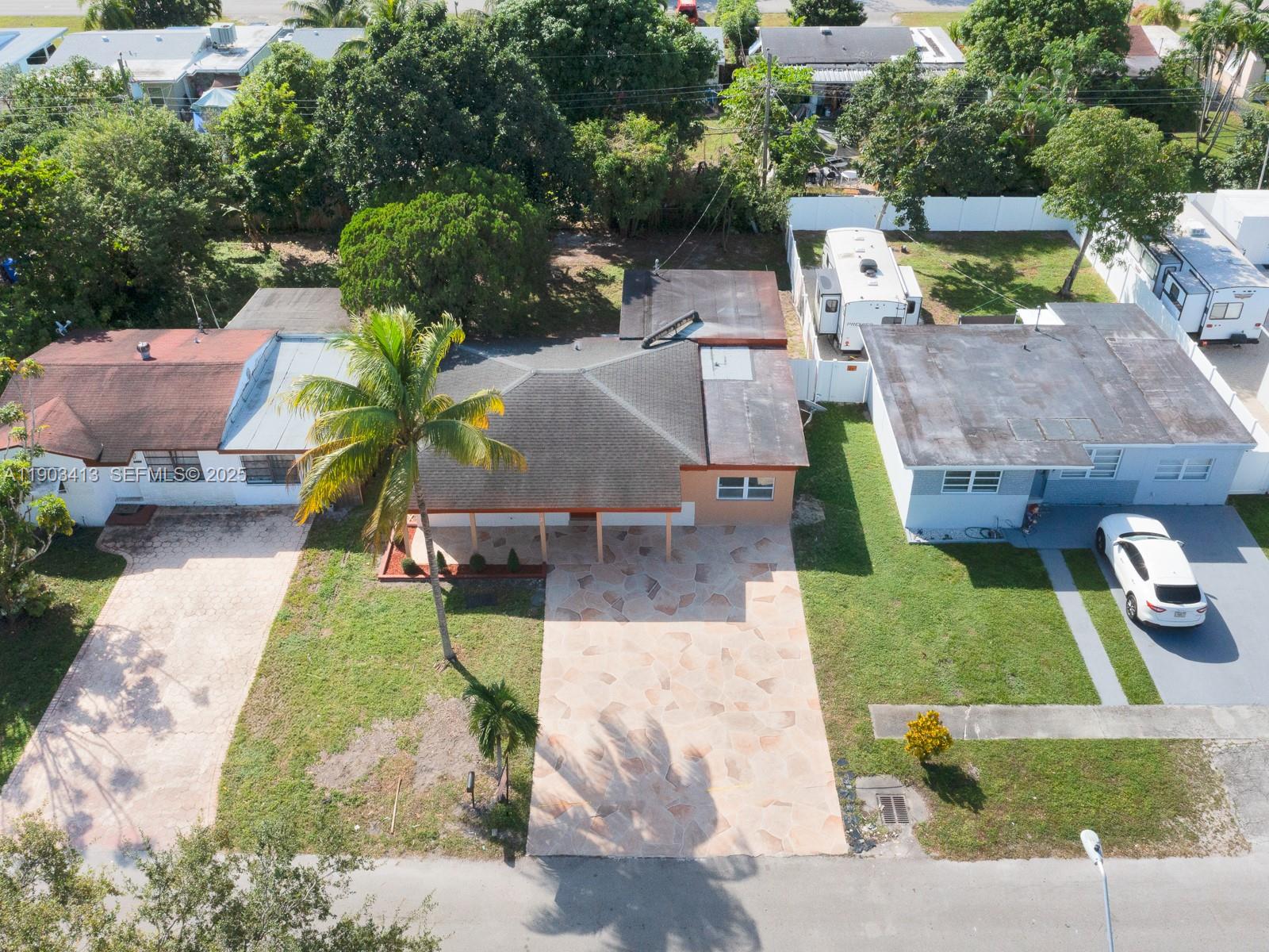 6238 Southwest 24th Street Miramar, FL 33023 - Photo 28 of 33 an aerial view of a house with a yard