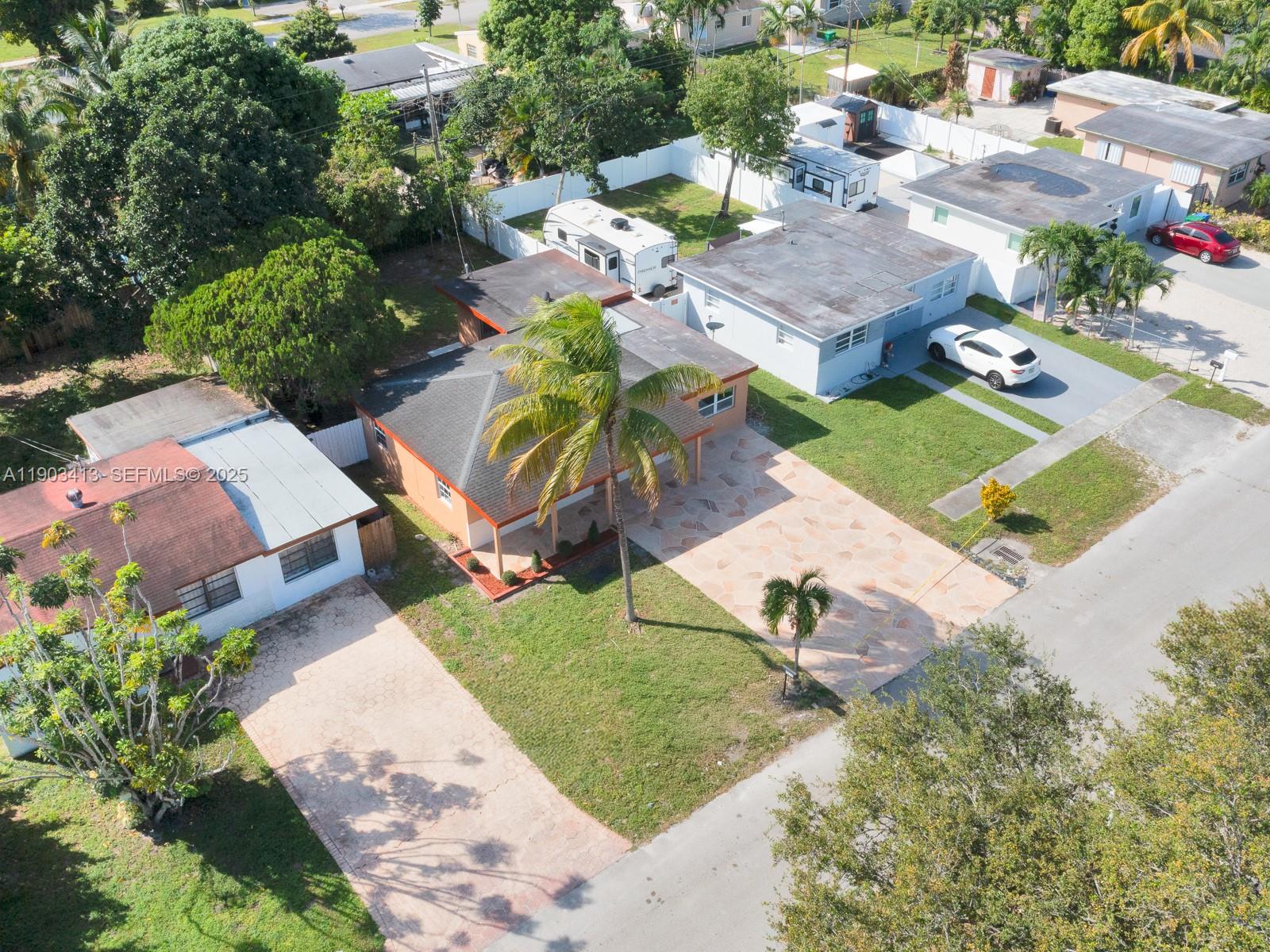 6238 Southwest 24th Street Miramar, FL 33023 - Photo 29 of 33 an aerial view of a house with garden