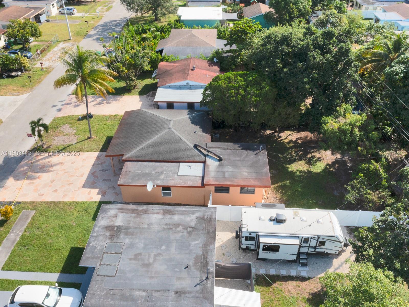 6238 Southwest 24th Street Miramar, FL 33023 - Photo 32 of 33 an aerial view of a house with yard swimming pool and outdoor seating