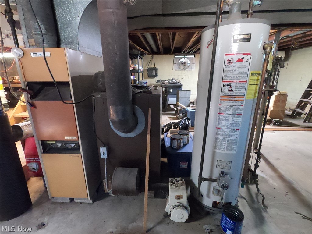 1425 Eastern Road Rittman, OH 44270 - Photo 14 of 28 Utility room featuring gas water heater