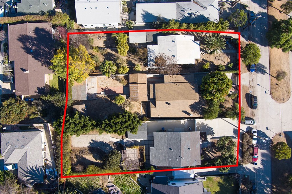 6021 La Prada Los Angeles, CA 90042 - Photo 1 of 1 an aerial view of multiple houses with outdoor space
