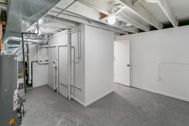 a view of a storage & utility room