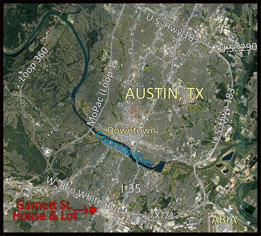 4419 Garnett Street Austin, TX 78745 - Photo 6 of 9 Austin Aerial