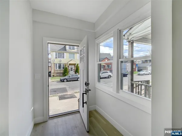 a area with window in an empty room