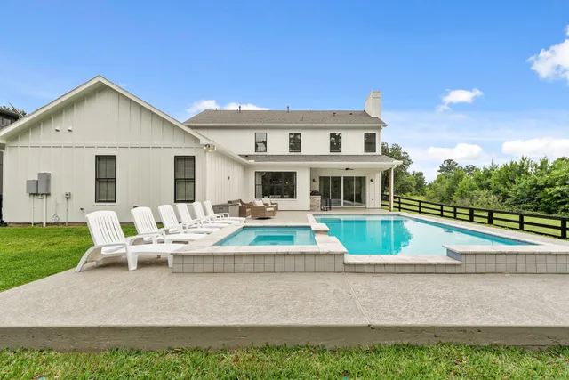 a house view with a garden space