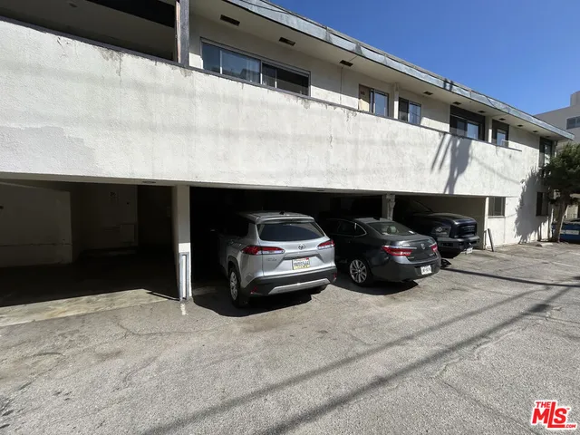 a car parked in garage