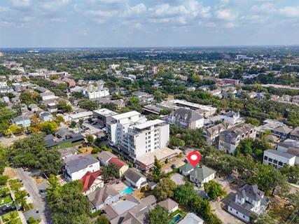 an aerial view of a city with lots of residential buildings