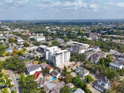 an aerial view of residential building