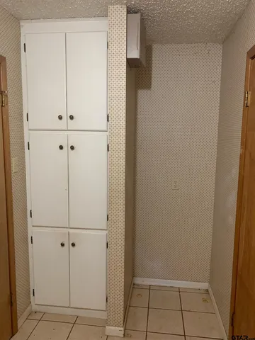 a view of a closet