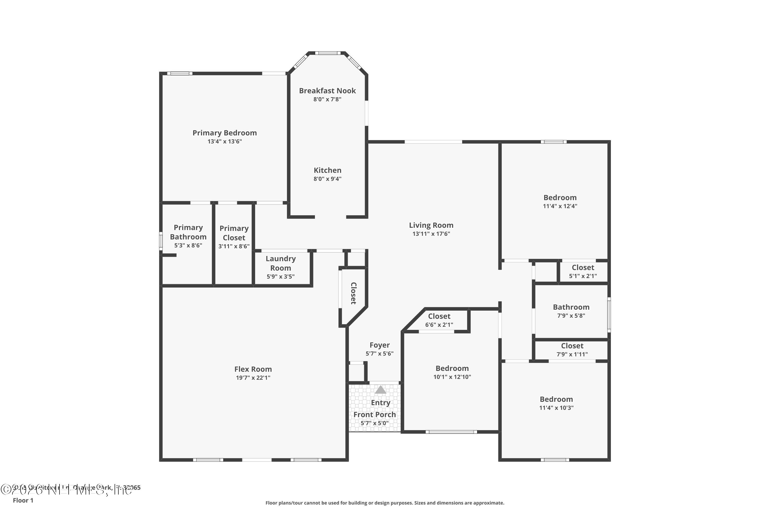 3255 Dowitcher Lane Orange Park, FL 32065 - Photo 38 of 39 a picture of a floor plan