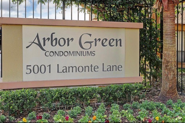 5001 Lamonte Lane, Unit 109 Houston, TX 77092 - Photo 12 of 12 a sign broad on the side of a building