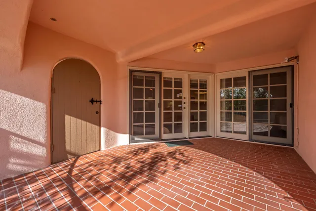a view of a entryway door of the house