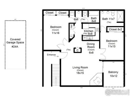 a view of a building with entryway