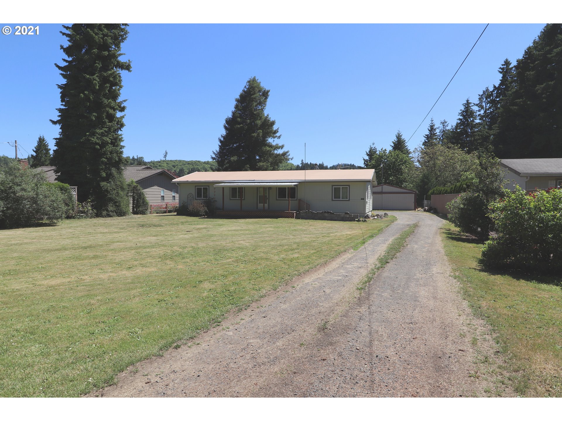 78471 Sears Road Cottage Grove, OR 97424 - Photo 1 of 31 a view of a house with a yard