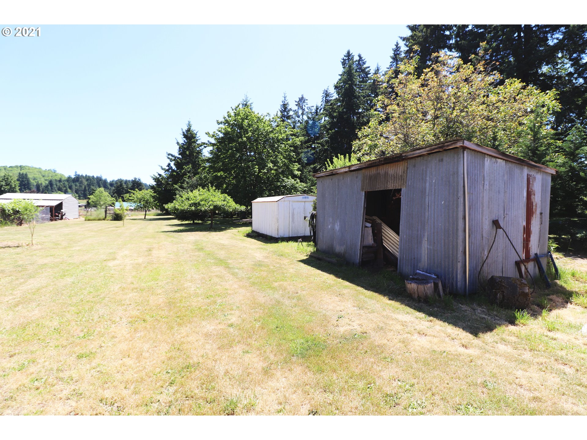 78471 Sears Road Cottage Grove, OR 97424 - Photo 28 of 31 a view of a backyard of the house
