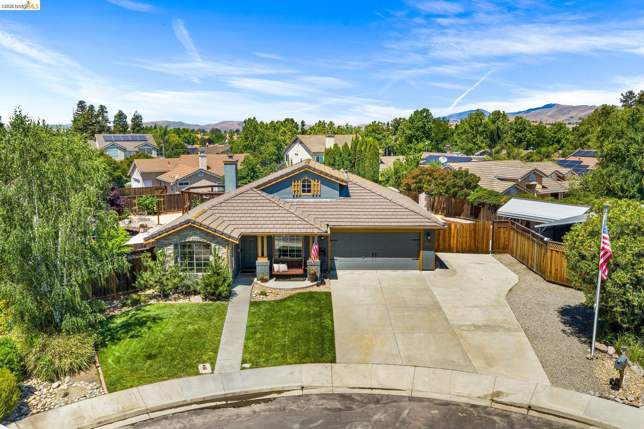 1186 El Rio Court Livermore, CA 94551 - Photo 2 of 60 Single-story residence featuring a tile roof, stone facade accents, and a two-car garage