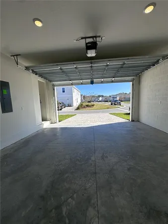 a view of empty room with front door