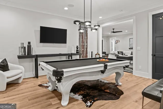 a outdoor living space with patio furniture and a fireplace